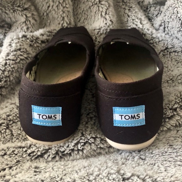 Toms Ladies' Classic Alpargata Shoe - Black - Picture 4 of 6